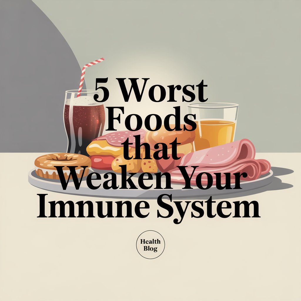 Featured image for The 5 Worst Foods for Your Immune Health